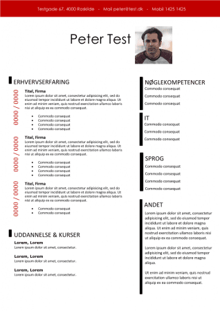 Layout & CV Skabeloner Arkiv - Skrivansøgning